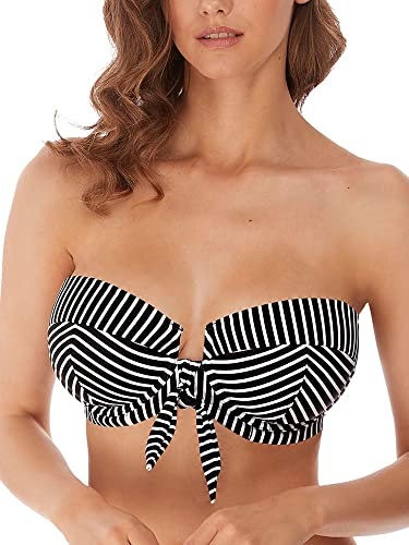 Freya Beach Hut Bandeau Bikini Top Black Black 32E