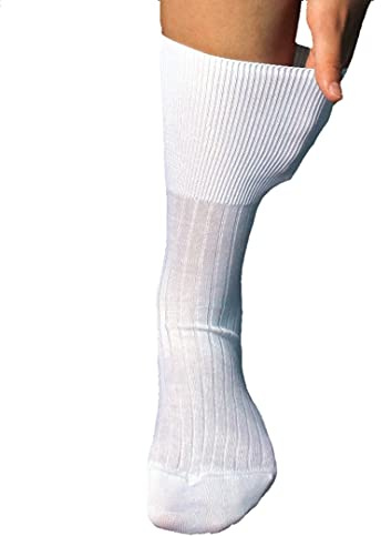 Prisco Calze Sanitarie Uomo Corte in Cotone Filo di Scozia, Calzini Sanitari per Diabetici, 6 Paia (IT, Numero, 40, 41, Regular, Regular, Classico)