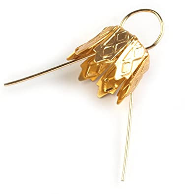 Hütchen für Weihnachtskugeln, 10 Stück, in unterschiedlichen Größen und Faben zur Auswahl.Weihnachten Advent (Gold Kappe 9mm)