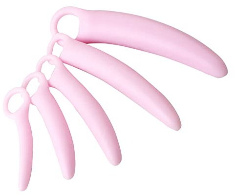 5 Piezas Kits de Exotics Inspire Dilatador Silicona Vaginal Trainer Dilatadores Vagina Plug Anal Plug Anus Training Set Rosa para Hombres Mujeres Weimob