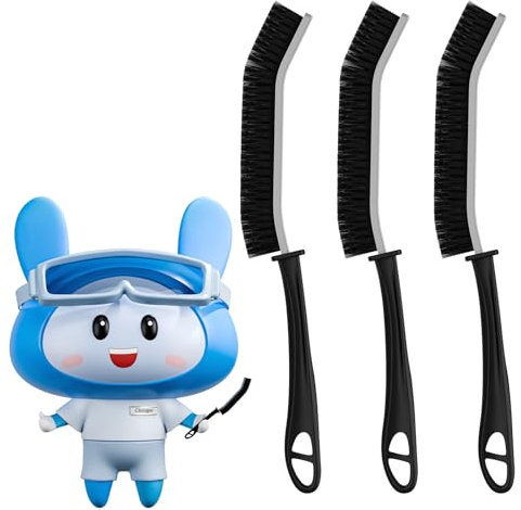 Cleangor Spazzola Pulizia Fessure, Spazzola Pulisci Fughe, Spazzolino Per Pulire Piccole Fessure, Spazzole Per Pulire Per Bagno, Doccia, Cucina, Wc, Crebrush A2