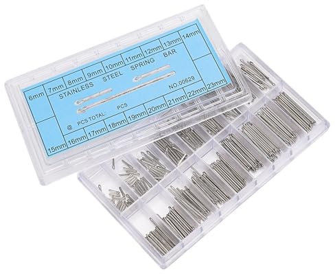 TARSHYRY Guarda il Collegamento a Banda Cotter Pin Assortimento, Perno del Collegamento Cinturino 6-23 Mm Cotter Pin Cint Watch Connector Connector Watch Accessorio di Riparazione
