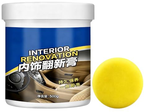 Generisch Limpiador para el interior del coche | acondicionador de asiento de cuero, 500 g de limpiador de salpicadero, quitamanchas, para coche, camión, SUV, motocicleta, camioneta, salpicadero