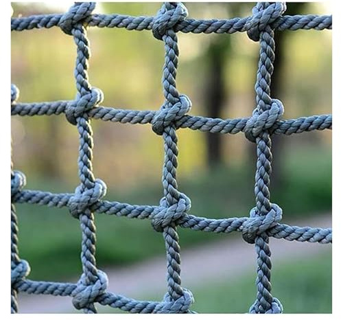 Rete da Arrampicata Esterna per Bambini, Rete di Sicurezza, Scala a Corda per Gioco Indoor e Outdoor, 2m x 2m, Resistente e Divertente(2 * 4m(6.6 * 12.12ft))