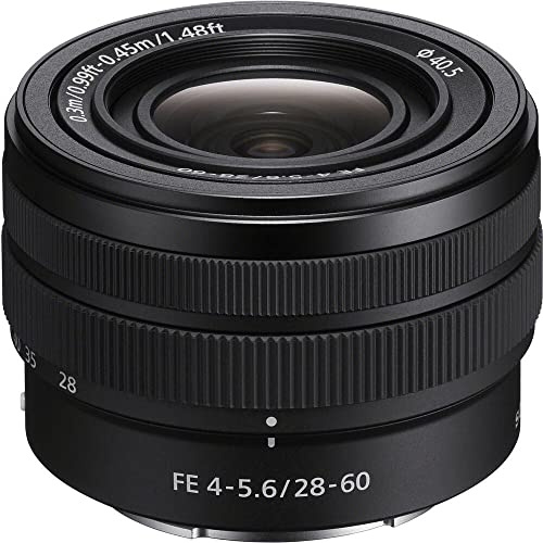Sony Full Frame E-Mount Lens SEL2860 - The World’s Smallest & lightest* Full-Frame E-Mount Standard Zoom Lens (Renewed)