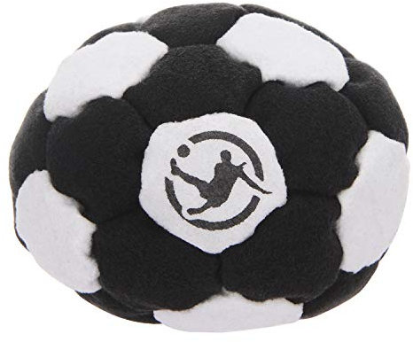Footbag Hacky Sack 32 Panel – Precision – Hacky Sack Ball aus Ultra Suede (Amara), Gefüllt mit EPS-Kunststoffpaletten, Verstärkt Handgenäht