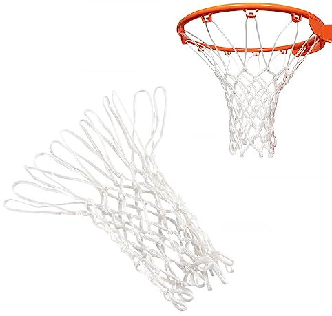 Cerioll Basketballnetz, Polyester Basketballkorb Netze, Standard Größe, Dauerhaft, Wetterfest, Ersatz Für Jedes Wetter, for Drinnen Oder Draußen