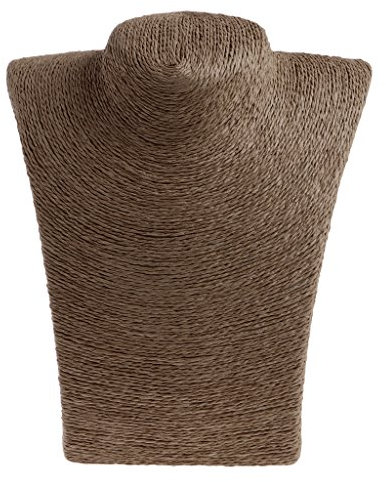 Maxtonser Modelo de soporte de busto para collar, maniquí, organizador de joyas, expositores, colgante, gargantilla para organización de joyas