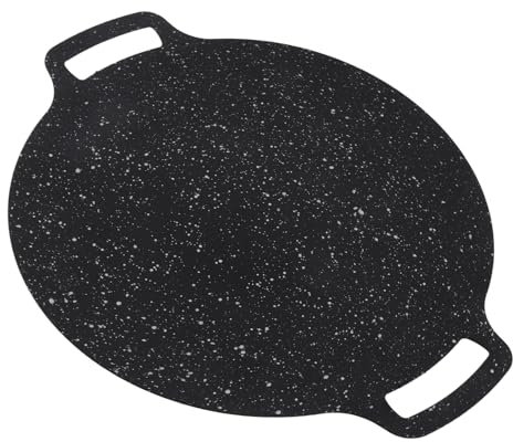 Sartén para Parrilla Coreana Antiadherente de Piedra Maifan, Circular, Varios Tamaños, Ideal para Asar Carnes, Verduras y Mariscos al Aire Libre, Suitable for Estufa de Gas, Camping, Balcón, Reuniones