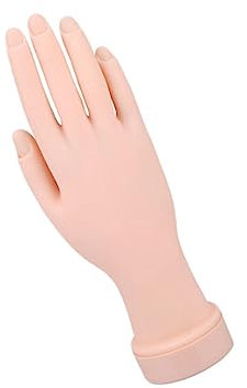 SAFIGLE Main Artificielle Pour Manucure Modèle De Pratique Réaliste Outil Entraînement Pour Nail Art Main Entraînement Naturelle