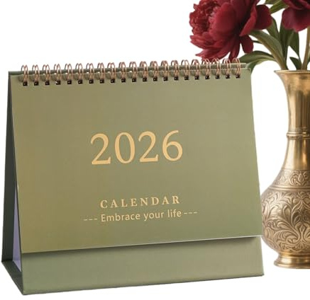 Calendario mensual escritorio Registro diario fechas cumpleaños