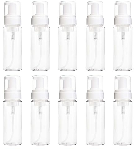 Botella espumosa de 150 ml - Dispensador de Bomba para limpiadores/jabón/champú - CREA Espuma para una fácil Limpieza (10)