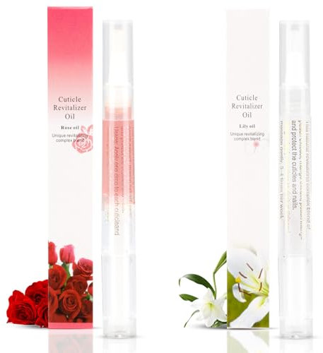 2 bolígrafos de aceite para cutículas para el cuidado de las uñas,bolígrafo de aceite revitalizador de cutículas con cepillo suave,aceite de cutículas para evitar que las uñas se agrieten y se sequen