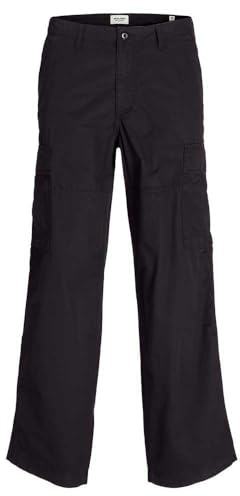 JACK&JONES JPSTBILL JJKNOCKOUT Cargo LN STYD, Nero, 34W x 34L