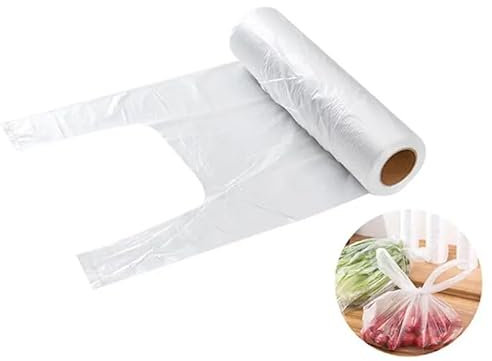 Lot de 500 sacs de congélation en plastique transparent en rouleau | Sacs en plastique pour sandwichs à usage multiple | Parfaits pour les fruits et légumes frais – Polyvalents et durables (gilet