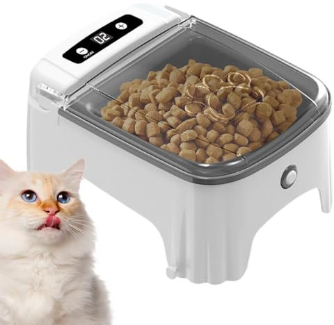 Automatic Cat Feeder Wet Food - Auto Pet Dispenser Sensor Timed Cat Feeder | Dry Food Dispenser Electric Feeding Pet Bowl for All Breeds & Puppy