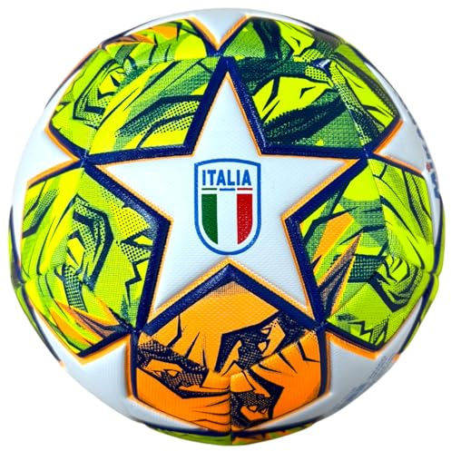 Palla Calcio Bambini Adulti - Pallone Calcio Italia Misura 5 - Bicolore