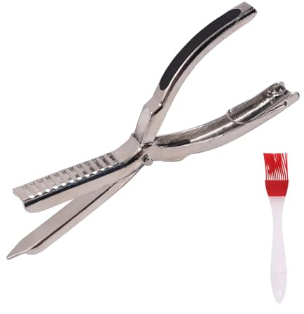 Rib Prep Tool, Anti-Slip Stainless Steel Rib Meat Membrane Tweezers with Silicone Brush Ergonomic Design BBQ Prep Silver Skin Removal Skinner Accessories for Home Camping Barbecue Grill Utensils ﻿