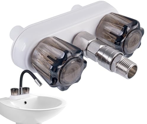 Rubinetti doccia per, sostituzione della valvola, idrico ad alta pressione di 10,5 cm/4,13 pollici, design a connessione rapida, materiale in, finitura in argento per rimorchi da