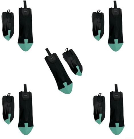 Juego de 5 pares de guardabarros delanteros y traseros para bicicletas infantiles de 14 a 18 pulgadas (verde)
