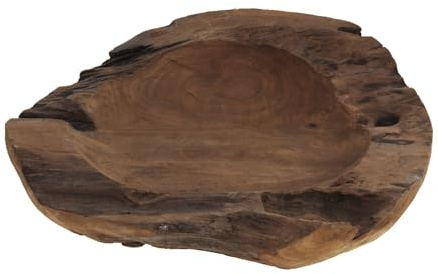 Cuenco de madera de Teca Ø40cm de diseño natural y resistente