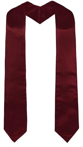 GraduatePro Graduation Stole 60/72 Inch Adult Choral Clergy Sash For School/Church Ceremony Unisex 16 Colors