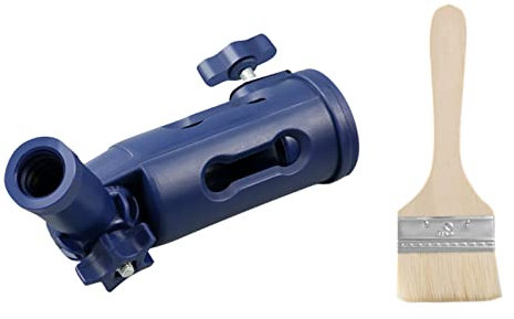 LIBOOI Rallonge de pinceau multi-angle, outil de bordure pour plafonds hauts, support de pinceaux à col de cygne pour manche d'extension