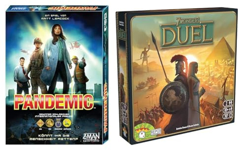 ZMan, UNbox Now, Pandemic, Grundspiel, Kennerspiel & Repos Production, UNbox Now, 7 Wonders Duel, Grundspiel, Kennerspiel, Strategiespiel, 2 Spieler, Ab 10+ Jahren, 30+ Minuten, Deutsch