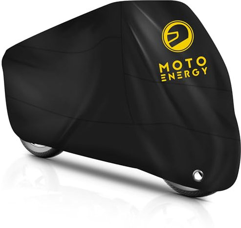 Funda de Moto Impermeable. Máxima Calidad. Material 210D Oxford, Mucho más Resistente Que el poliéster. Resistente al Agua. Talla XL (270x100x125)