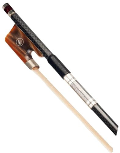 Geigenbogen Bratschenbogen 16 oder 15 Kohlefaser mit Ochsenfrosch Rosshaar Bratschenteile Zubehör