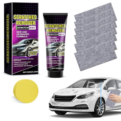 Quita Arañazos Coche, 2025 reparador arañazos coche, Quita Arañazos En El Coche, reparador de arañazos coche, Crema Reparadora de Arañazos para Limpieza de Eliminación de Rayones de Pintura(C)
