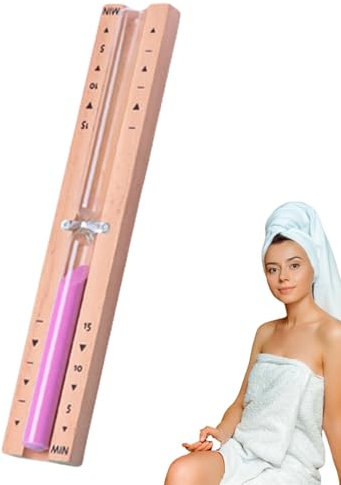 Vllold Temporizador de de Reloj de para Sauna | Temporizador de Reloj de de Madera para Sauna de 30 Minutos | Centro de SPA y baño, diseño de Montaje en Pared, Reloj de Control