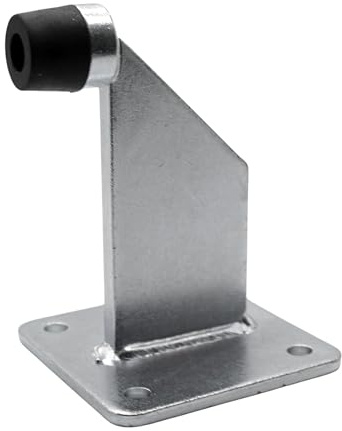 DOJA Barcelona Fermaporta da Pavimento - 100x100x142mm - Blocca Ingresso da Suolo e Frena Accesso - Design Robusto, Acciaio Galvanizzato Resistente e Installazione Facile - Door Stopper Sicuro