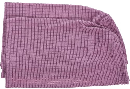 WEKADRIN Copribraccioli Elasticizzati in Spandex 2 Pezzi, Copripoltrona Antiscivolo in Velluto Lavabile per Divani, Poltrone Reclinabili e Sedie, Protezione per Mobili Casa Rosa Chiaro