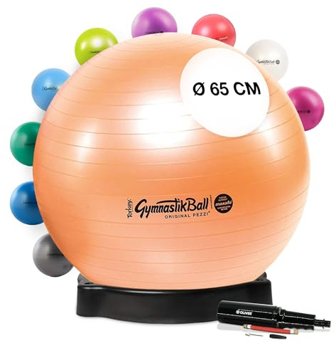 Pezziball Maxafe Ballon de gymnastique en cuivre avec bol et pompe 65 cm