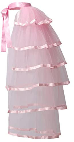 GRACEART Steampunk svart tutu med turnyr, bälte, spets, underkjol