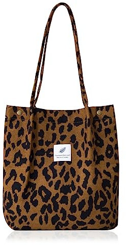 NOKDAL Cord Tasche Damen Beuteltasche Stoff Umhängetasche Herren Groß Lässige Cord Beutel Shopper Bag Fashion Schultertasche Tote Bag Aesthetic Vintage für Arbeit,Büro,Reisen,Einkaufen,Schule