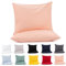 Lotusein Kissenbezug 40x60 cm (2er Set) - Rosa - 100% Jersey Baumwolle 175 g/qm Kissenbezüge - Kissenhülle für Kissen mit Reißverschluss - Oeko-Tex Zertifiziert