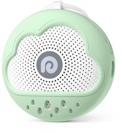 Dreamegg D11Max+ Machine à bruit blanc pour bébé avec housse en silicone sans BPA et sans BPA, 21 sons apaisants, anti-chute pour bébés actifs, facile à voyager pour poussette