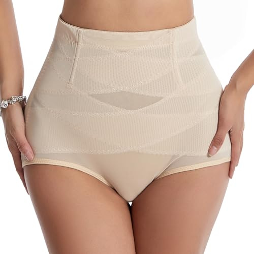 Opssaker Culotte Gainante Femme Ventre Plat - Gaine Amincissante Invisible Taille Haute Slips Gainant Culottes Sculptantes Panty Gainant sans Couture