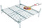 Algon | Parrilla Barbacoa 40x40 Acero Inoxidable Zincado Gris Metalizado con Cierre de Seguridad - Parrilla Ideal para Asar Carnes y Verduras Resistente y Duradera para Exterior