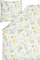 Estella Bettwäsche Melis Interlock-Jersey lindgrün-apricot-wollweiß Größe 1x 155x220 cm + 1x 80x80 cm