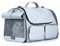 FUKUMARU Cat Carrier, Soft-Sided Small Dog Carrier, Large Cat Travel Bag with 4 Mesh Windows, Airline Approved Pet Carrier with 4 Storage Pockets, Rollable Cover for Nervous Pets, Grey