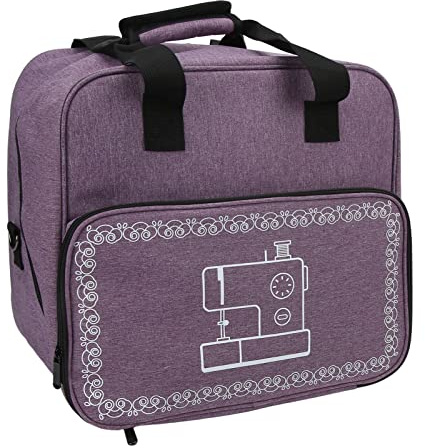 Borsa per Macchina da Cucire, per Macchina da Cucire di Grande capacità Squisita Bella fattura per la casa per i Viaggi(Viola)