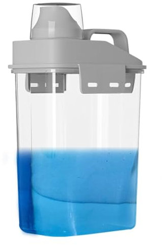 Contenitore per cialde per bucato – Porta detersivo trasparente, grande capacità, dispenser per perline profumate, dispenser ammorbidente per ammorbidente