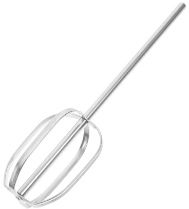 MAGICLULU Agitador Eléctrico Para Masa Batidor De Mano Varilla Espumadora Larga De Inoxidable Para Hacer Panqueques Espumador De Leche y Huevos
