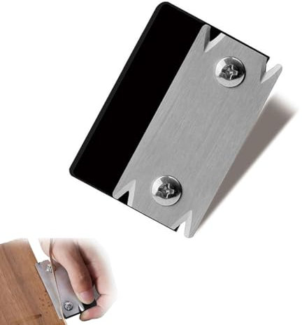 Recortadora de Bordes para Carpintería, Cortador Manual de Bandas de Bordes con 1 Repuesto de Hoja Mini Cepilladora de Mano para Carpintería Cepilladora de Esquinas para Madera PVC ABS