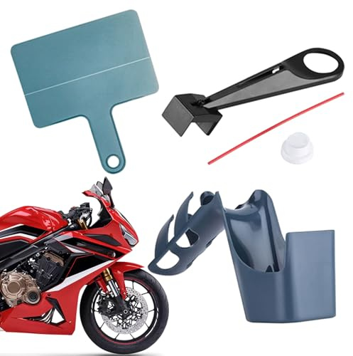 Dirt Bike Spray per catena | Spazzola antispruzzi con applicazione lubrificante | Olio per moto, spazzola, spray olio, detergente portatile e applicatore lubrificante per officina, guida all'aperto