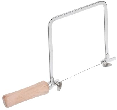 Gadpiparty Scie à Chantourner U Acier Au avec Cadre Robuste pour Découpe et Métal Outil Manuel et Portable pour Bricolage et Artisanat