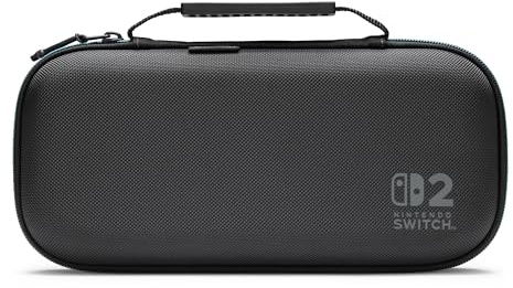 PowerA Protection Case for Nintendo Switch 2 - Black, Officially Licensed, Protective Storage, Holds up to 9 Game Cards and 2 microSD Express Cards, Integrated Play Stand